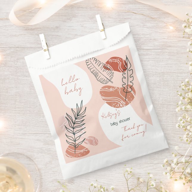 Boho Rustic Desert Southwest Baby Shower Favour Bag (Clipped)