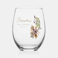 Boho Rustic Nature Botanical Custom Bridal Shower