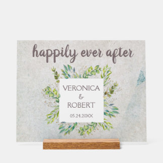 Boho Rustique Eucalyptus Greenery Réception de mar