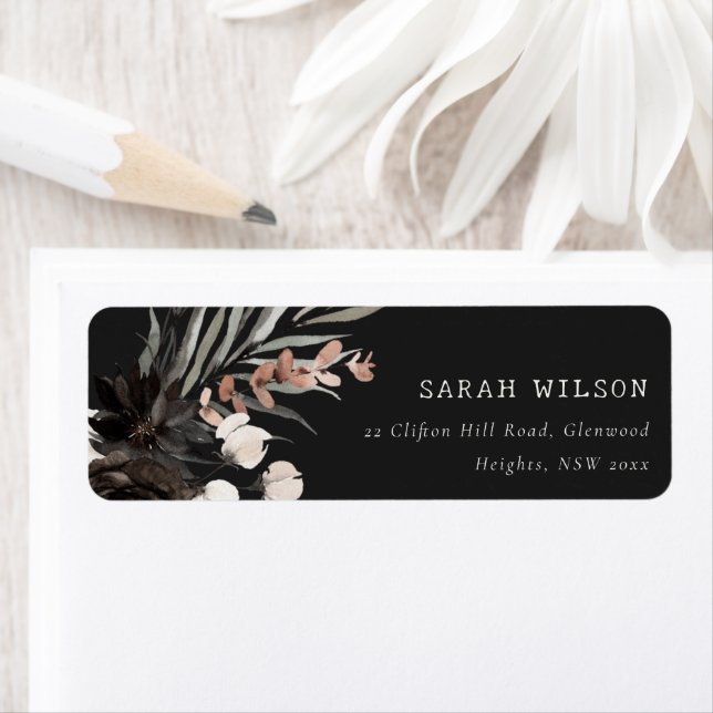 Boho Rustique rouille gothique Mariage botanique n (En situation)