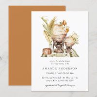 Boho Safari African Gender Neutral Boy Baby Shower