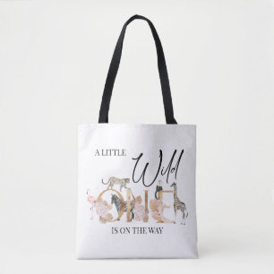 Boho Safari Wild One Baby Girl Baby Shower  Tote Bag