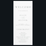 Boho Sage Green 1 Elegant Minimalist Wedding Program<br><div class="desc">Beautiful boho,  minimalist and classic,  our Sage Green Minimalist Wedding Program will be beautiful for your order of service. Fully customizable with all of your wedding program information.</div>