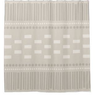Boho Scandinavian Lines Dots Taupe
