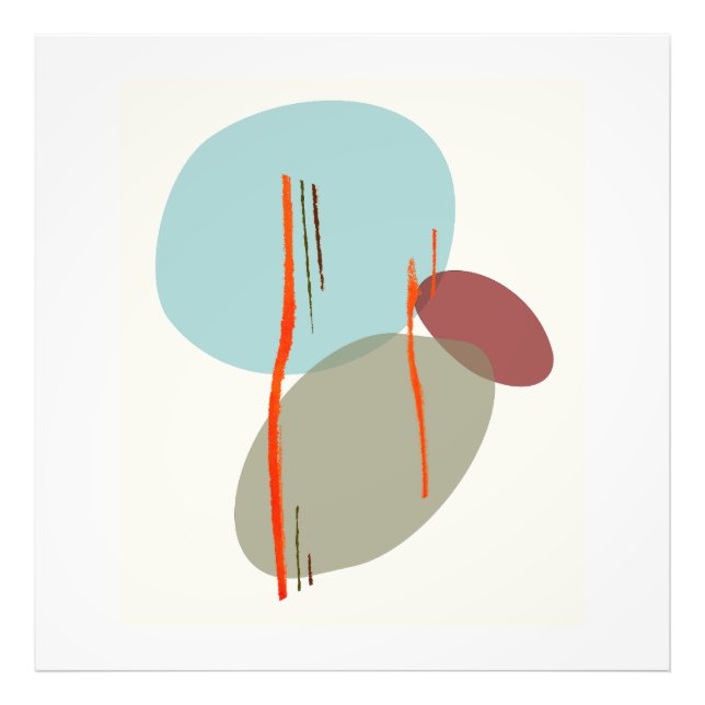 Boho Shapes Photo Print (Front)