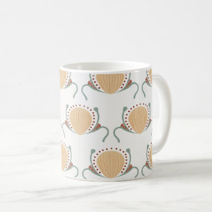 Boho Shell Pattern Coffee Mug