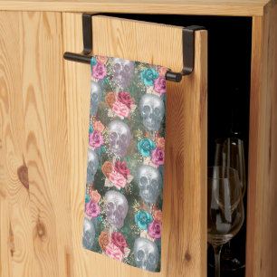 Boho Skull Series Design 10 Kitchen Towel