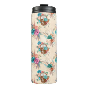 Boho Skull Series Design 3 Thermal Tumbler