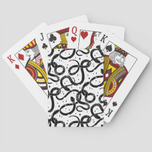 Boho snakes playing cards