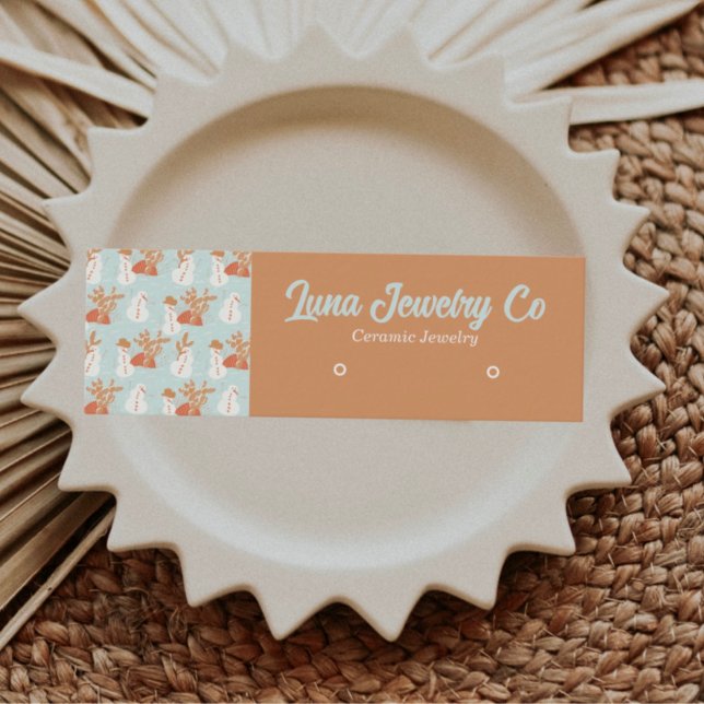 Boho Snowmen Jewellery Business Card (Creator Uploaded)
