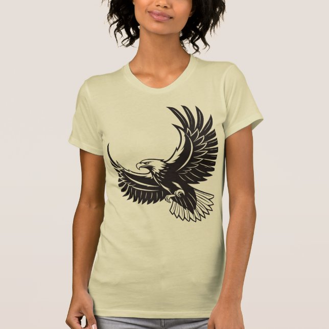 Boho Soaring Eagle Artistic Women's T-Shirt (Front)