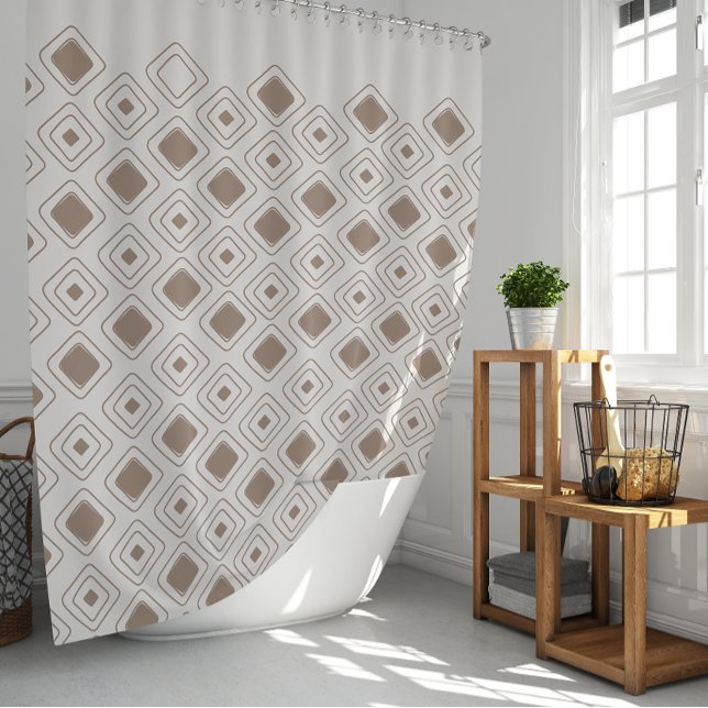 Boho Soft Neutral Tribal Geometric Aztec Pattern (Boho Soft Neutral Tribal Geometric Aztec Pattern Shower Curtain)