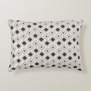 Boho Soft Neutral Tribal Geometric Aztec Pattern Accent Pillow