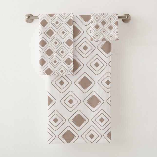 Boho Soft Neutral Tribal Motif Aztèque géométrique (En situation)