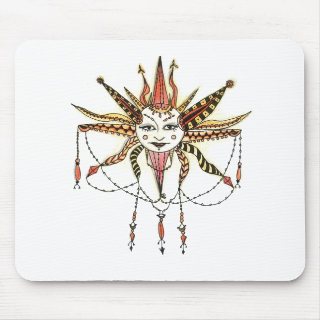Boho Soleil Mouse Pad (Front)