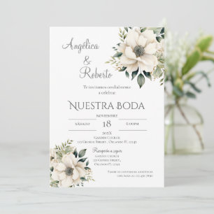 Boho Spanish Wedding Invitation