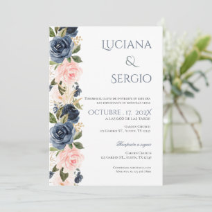 Boho Spanish Wedding Invitation