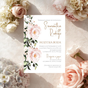 Boho Spanish Wedding Invitation