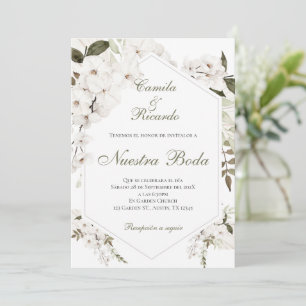Boho Spanish Wedding Invitation