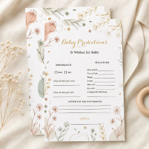 Boho Spring Eucalyptus Botanical Baby Predictions