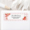 Boho Strawberry Baby Girl Return Address