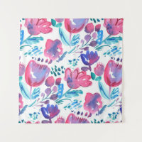 boho style floral rustic hand drawn illustration.