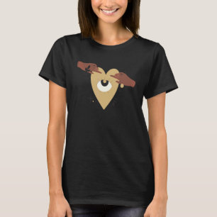 Boho Style Heart And Eye Mystic Alchemy T-Shirt