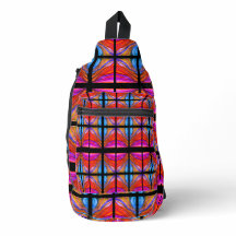 Boho style hot pink and black