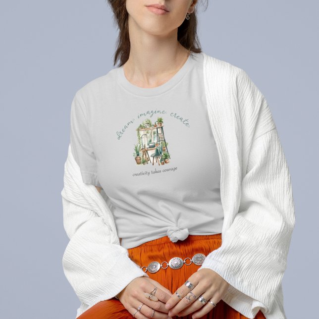 Boho Style Personalized Motivational Quote  T-Shirt (Creator Uploaded)