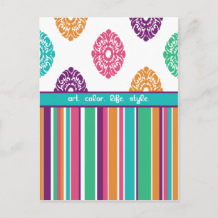 Boho Summer Custom Postcard