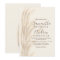 Boho summer pampas grass watercolor wedding