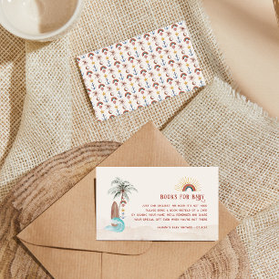 Boho Summer Surf   Book Request Enclosure Card