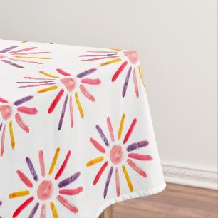Boho Sun Birthday Baby Shower Gender Neutral Girl  Tablecloth