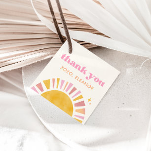 Boho Sun Favor Tags
