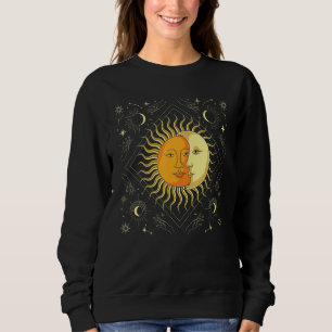 Boho Sun Moon Celestial Bodies Astronomy Universe Sweatshirt