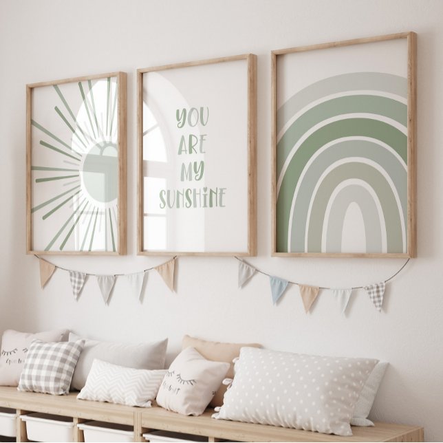 Boho Sun Quote Rainbow Kids Room (Creator Uploaded)