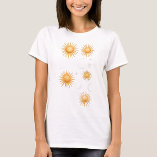 Boho Sun T-Shirt Gift for Women Summer