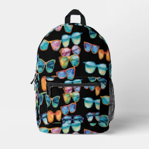 Boho Sunglasses Printed Backpack