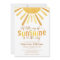 Boho Sunshine Yellow Baby Shower