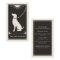 Boho Tarot Dog walker business card 