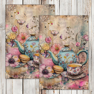 BOHO TEA PARTY DECOUPAGE TISSUE PAPER