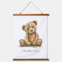 Boho Teddy Bear Personalized Nursery