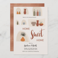 Boho Terracota Housewarming Party Invitation