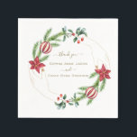 Boho Terracotta Arch Pampas Grass Floral Wedding  Napkin<br><div class="desc">ANY EVENT. Charming design featuring a faux terracotta arch adorned with watercolour pampas grass,  dried palm leaves,  on terracotta background. Use Personalize tool to add your info. Matching items could be found in my Terracotta Collection.</div>