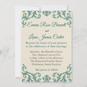 Boho Terracotta Beige Feathers Invitation