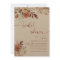 Boho Terracotta Bridal Shower Cream Floral