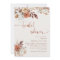 Boho Terracotta Bridal Shower Cream Floral