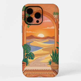 Boho Terracotta iPhone 16 Pro Max Case | Tropical 