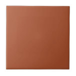 Boho Terracotta Rust Ceramic Tile<br><div class="desc">A solid boho terracotta rust colour scheme style, ceramic tile for home DIY projects. Use it as a simple coaster tile, for a backsplash mixed with other colours, to decorate a table top, tile a serving tray, bath shower tiles, create a mosaic, tile book shelves, and more! Get creative. Comes...</div>