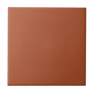 Boho Terracotta Rust Ceramic Tile